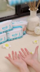 Combo 05 gói khăn giấy ướt cao cấp cho bé Ecobi gói 20 tờ 110g không mùi không paraben an toàn cho trẻ sơ sinh