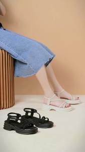 Giày Sandal Nữ MWC 2430 - Sandal Nữ Quai Chéo Mảnh Ôm Dáng Chân Thoải Mái Êm Chân