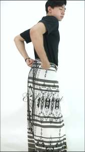 Sarung Batik Palekat El Rumi Motif Bird Tail Putih