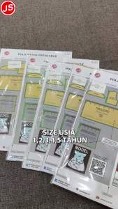 Pola Instan Dress Anak 1 ~ 5 Tahun ( IS 026 ) [ Bukan Pakaian ] Pola Baju Jamblang Store