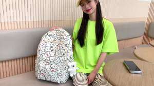 WYK173 Tas Ransel Wanita Korea Sekolah Kuliah Besar Cute Bear Backpack School Impor TKM