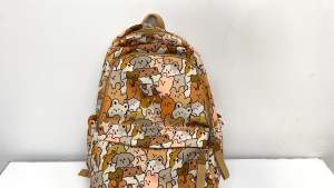 WYK164 Tas Ransel Wanita Korea Sekolah Kuliah Corak Kitty Backpack School Impor TKM