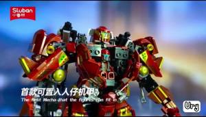 Sluban Brick P.R. Mecha: Anti-Hulk Mech - Robot Super Armor M38-B1181