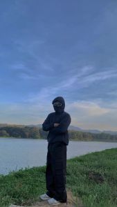 Kacamata fashion pria wanita retro olahraga streampunk korea style casual