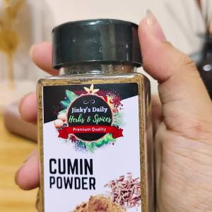 Cumin Powder 90g in Shaker Bottle by Jinkys Daily Herbs & Spices
