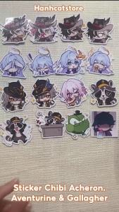 [Honkai Star Rail] Sticker Robin Boothill Caelus Stelle March 7 và Gấu Mèo