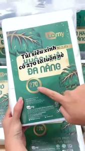 Thùng 03 túi khăn vải khô đa năng cho bé LAMY túi 270 tờ không chất tẩy trắng siêu tiết kiệm