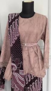 Promo Cuci Gudang Bisa COD: Batik Couple Kebaya Delisa Kebaya Brokat Tile Mix Satin Rok Span Katun Prima Kebaya Wisuda Tunangan Lamaran Termurah