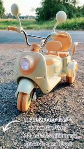 D Kids รถมอเตอร์ไซค์เด็ก รถไฟฟ้าเด็กเล่น รถมอเตอร์ไซค์มีที่นั่งซ้อน รุ่นใหม่ล่าสุด No. 2156 ส่งไว