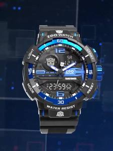 (With Box/49.5mm)100% Authentic Transformers Watch for Kids Boys Digital Watch Waterproof for Kids Watch with Backlight Scratch Resistant Shockproof Birthday Gift 8981 867 手表男生防水