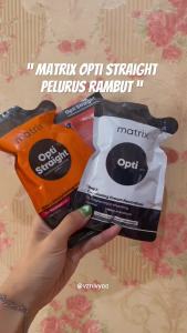 BISA COD MATRIX Pelurus Rambut Permanent Opti Straight Obat Smoothing Keratin ( step 1 dan step 2 ) 125ml