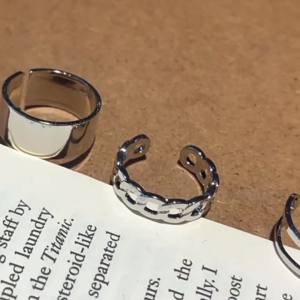 🇲🇾ZEMME🇲🇾 Plain Ring Adjustable Men Ring Casual Design Fashion Cincin Lelaki 光面戒子可调节简约饰品