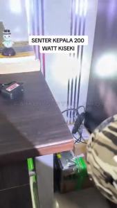 SENTER KEPALA 200 WATT KISEKI CK-SK498 LORENG KING JUMBO LIGHT TAHAN 8 JAM NONSTOP | senter kepala jumbo 200 Watt | senter kepala kiseki 200w | headlamp kiseki 200w | senter kepala kiseki 200 watt | senter kepala kiseki original | senter kepala 200w | FSS