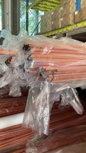 ที่รับสร้างและการใช้งานที่รอบคอบ: ท่อทองแดงเส้น 3/8 L (3หุน) ความยาว 1 เมตร หนา 0.76 มม. ยี่ห้อ VEOLET