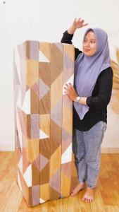 KASUR LIPAT 4 PATAH - Ukuran 200x140x10cm / Kasur Busa Lipat Muat Dua Orang