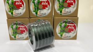 สาย PE Weebass ต้นไผ่ ถัก x8 ความยาว 100 เมตรต่อเนื่อง