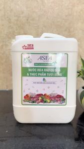 Nước Rửa Rau Củ & Thực Phẩm Tươi Sống Khử Khuẩn Khử Mùi ASFA Fruit & Vegetable 5 lít An Toàn 100%