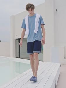 4Fresh ผู้ชาย Skechers สเก็ตเชอร์ส รองเท้าแตะ Foamies Sandals - 243247-NVY ราคาปกติ 2,490 บาท