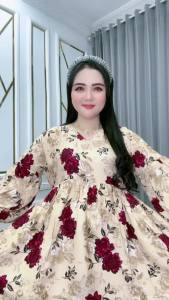 Dress Wanita Inara Haruka Katun Rayon