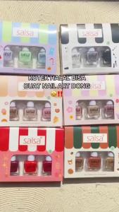 SALSA Peel Off Nail Polish Set Isi 3 - Bakery | Candy | Florist | Salon | Art Supplies | Coffee