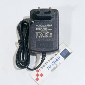 Adapter DC 9V - 2A (Đầu cắm 3.5mm x 1.35mm)
