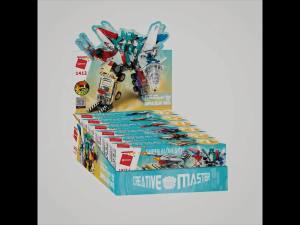 [NHẬP MÃ LAZSOCIAL50K]  Đồ chơi xếp hình lắp ráp Qman 1412: Người máy hợp kim