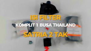 Isi Box Filter Satria 2 Tak Komplit: Saringan Udara Hawa Original