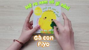 Sách - Dtpbooks - Mở ra xem có gì nào! - Chơi cùng gà con (Mới) - Sách Pop-Up có kèm vải nỉ