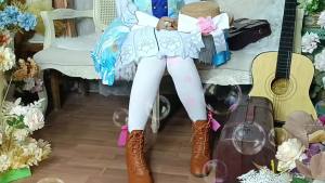 Kamisato Ayaka Cosplay Costume: Springbloom Missive Genshin Impact & Lolita Halloween Theatrical Costumes