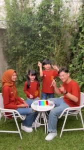 HOOFLA - LUKITA Sarimbit Series Baju Kaos Couple Keluarga Ayah Ibu Anak