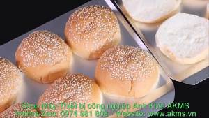 Máy nướng hamburger mini model ASQ-216 công suất 2000W năng suất 6 chiếc/lượt