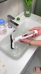 MINI MOP Alat Pel Kaca Keramik Minimop Lap Meja Spon Busa Jendela Portable Lipat
