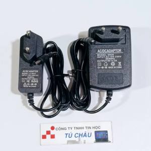 Adapter DC 9V - 1A / 9V - 2A (Đầu cắm 3.5mm x 1.35mm)