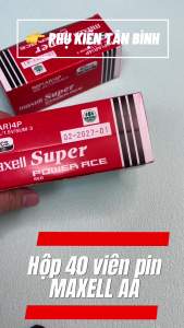 Pin Tiểu Maxell AA Chính Hãng Hộp 40 Viên