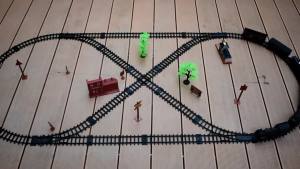 Jojotoy Spray Kereta Api Mainan Rel Panjang Kereta Api Thomas Train Set Mainan Anak Laki Laki