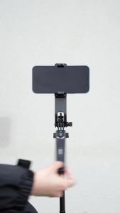 2 in 1 Gimbal Stabilizer for Phone Selfie Stick Stabilizer Anti-Shake Tripod Mini Tripod Stand for Gopro Camera