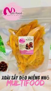 500g Xoài Sấy Dẻo Miếng Nhỏ Zip MUTIFOOD