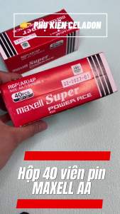 Pin Tiểu Maxell AA Chính Hãng Hộp 40 Viên