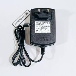 Adapter DC 9V - 3A / Đầu cắm 5.5mm x 2.1 -- 2.5mm (Cáp dài 1.5M)