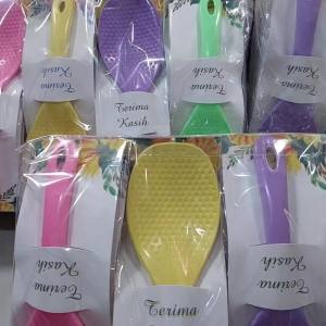 (50 PCS) Souvenir Pernikahan centong nasi magic com tebal kemas Alas + Plastik Sovenir Suvenir Murah