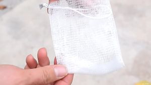 10Pcs Soap Foaming Net - Facial Cleanser Bubbler - Body Washing Mesh Bag - Bathroom Shower Cleaning Supplies