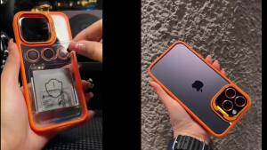 Metal Bracket/Metal Lens Film/Clear Hard Cover compatible for IPhone 15 11 14 13 12 Pro Max 15Plus Case Magnetic