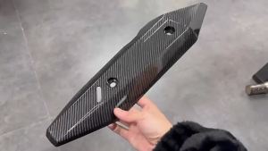 【Esatop】ฝาครอบท่อ แผงกันท่อไอเสีย / กันร้อนท่อ กันความร้อน ฉนวนกันความร้อน สําหรับรถจักรยานยนต์ click125i/150i