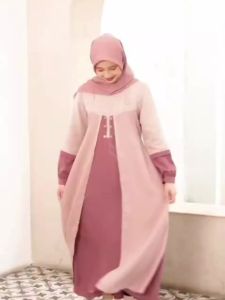 Baju Gamis Seply Meyra 238: Pilihan Ukuran Jumbo & Desain Bossa Nova