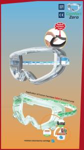 Softgle Comfort Safety goggles Comfortable Anti Fog goggles UV Protection Adjustable Comfortable 1pc