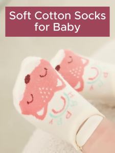 HOMSA 0-3 Years Old Baby Socks Anti-slip Bandage Bottom Rubber Boy Girl Cute Soft Cottom Toddler Newborn Foot
