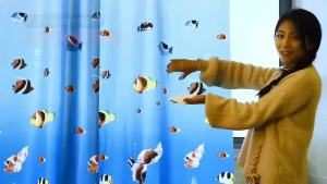 POTDYNB quality Shower Curtains Ocean Styles Waterproof PEVA Shower Bathroom Curtains multi size with Hooks