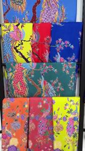 YueTang High-Quality Cotton Batik Floral Skirt with Siap Jahit Design - Full Length Muslim Wear