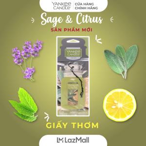 Giấy Thơm Xe Yankee Candle - Sage & Citrus