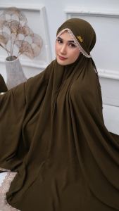 MASA - Mukena Dewasa Laura 3in1 Crinkle Airflow Renda Premium Jumbo Mewah